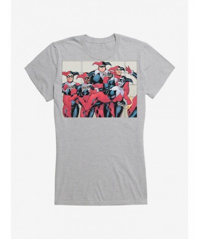 DC Comics Batman Harley Quinn Lineup Girls T-Shirt $8.76 T-Shirts