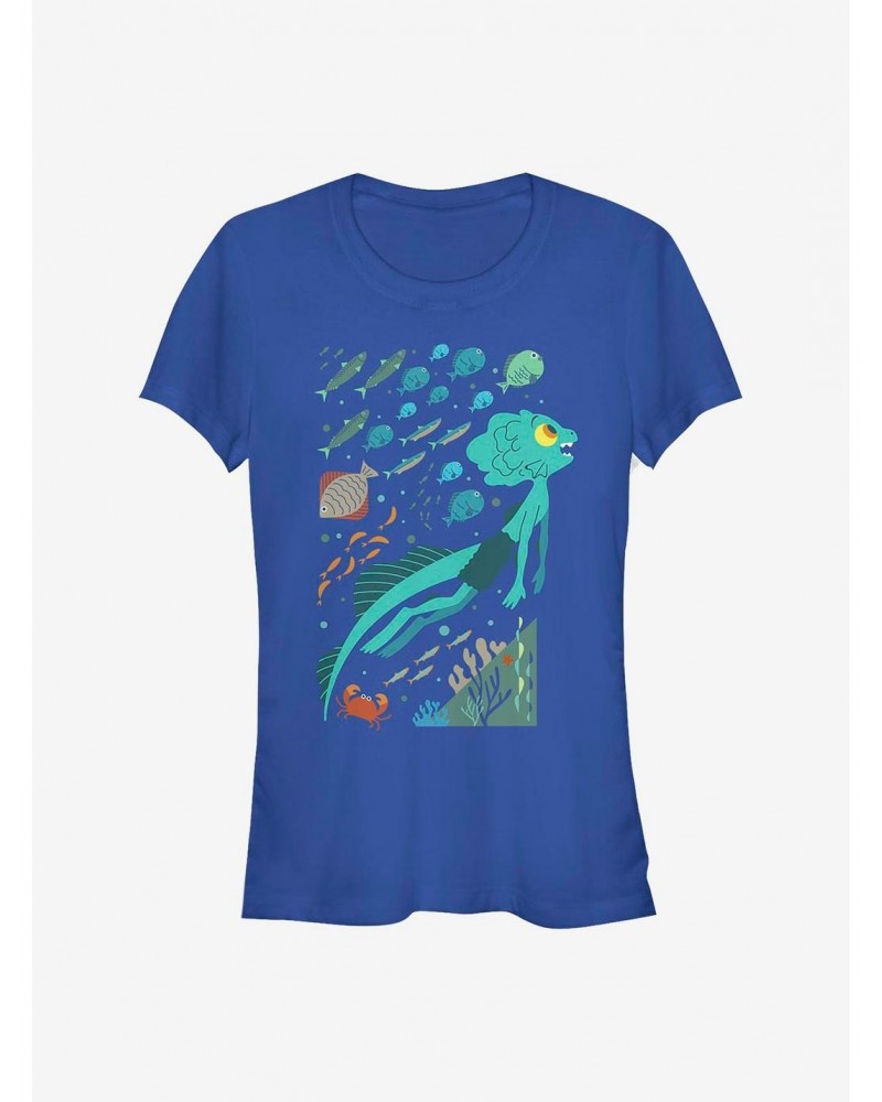 Disney Pixar Luca Under The Sea Girls T-Shirt $7.37 T-Shirts