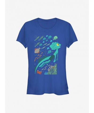 Disney Pixar Luca Under The Sea Girls T-Shirt $7.37 T-Shirts