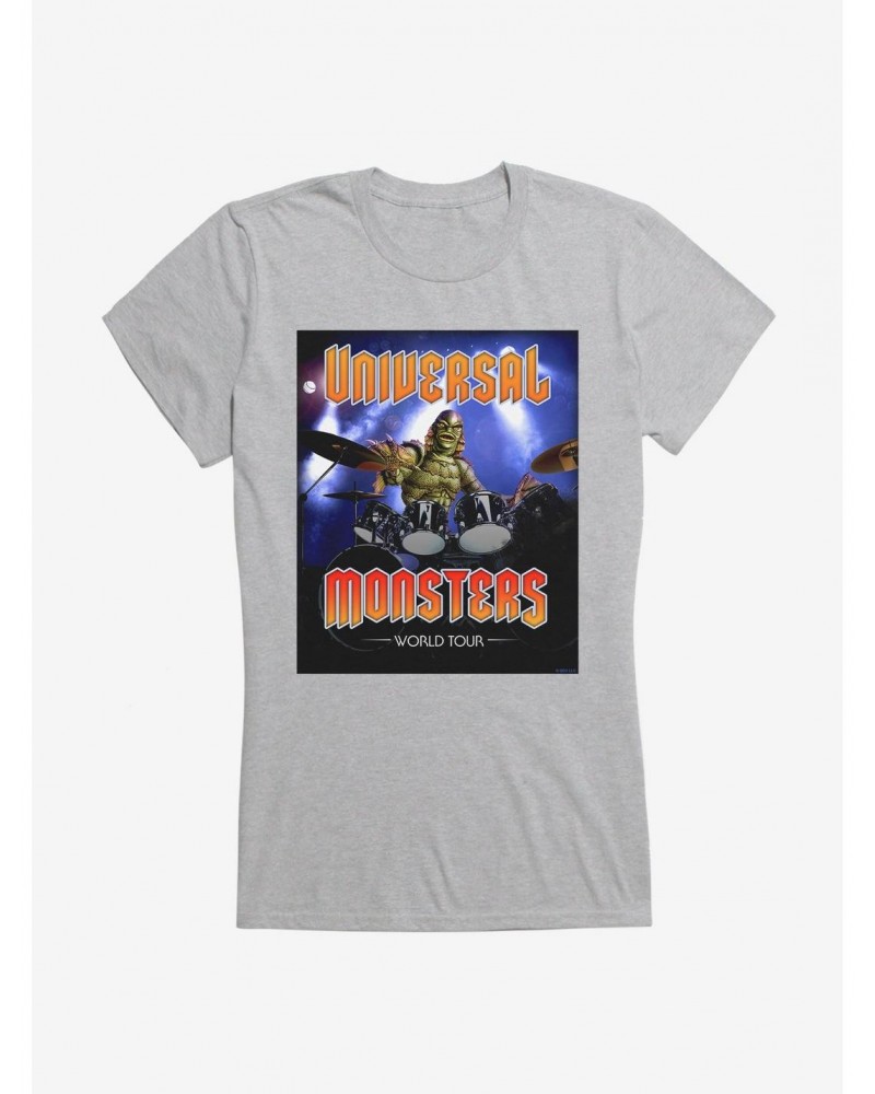 Creature From The Black Lagoon Universal Monsters Band Girls T-Shirt $7.97 T-Shirts