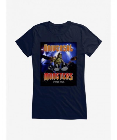 Creature From The Black Lagoon Universal Monsters Band Girls T-Shirt $7.97 T-Shirts