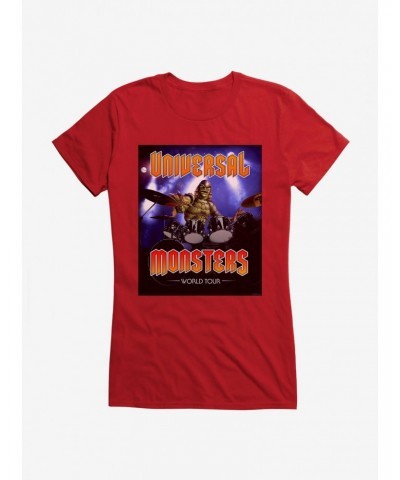 Creature From The Black Lagoon Universal Monsters Band Girls T-Shirt $7.97 T-Shirts