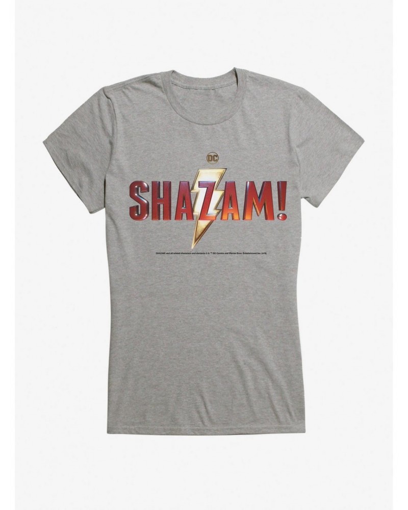 DC Comics Shazam! Name Logo Girls T-Shirt $6.97 T-Shirts
