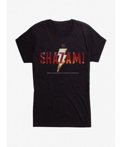 DC Comics Shazam! Name Logo Girls T-Shirt $6.97 T-Shirts