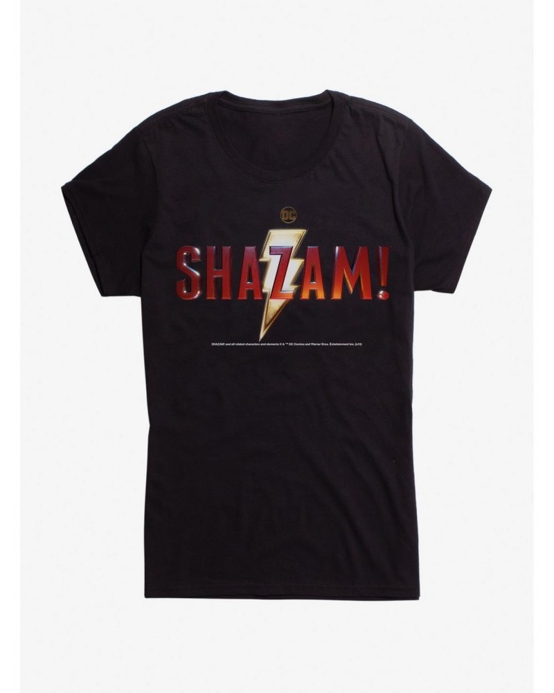 DC Comics Shazam! Name Logo Girls T-Shirt $6.97 T-Shirts