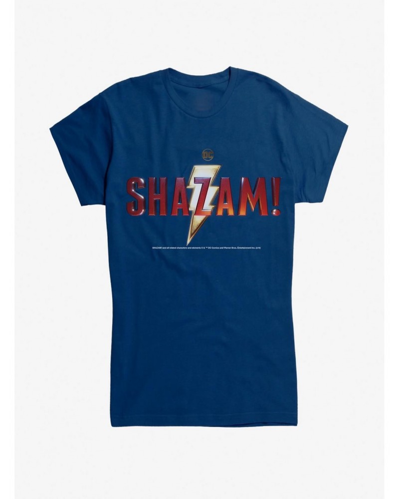 DC Comics Shazam! Name Logo Girls T-Shirt $6.97 T-Shirts