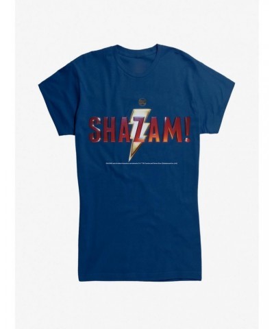 DC Comics Shazam! Name Logo Girls T-Shirt $6.97 T-Shirts