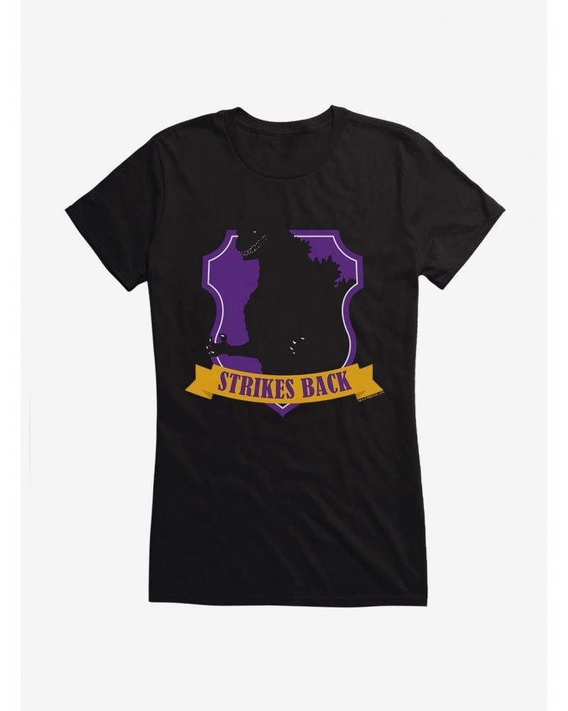 Godzilla Purple Badge Girls T-Shirt $7.97 T-Shirts