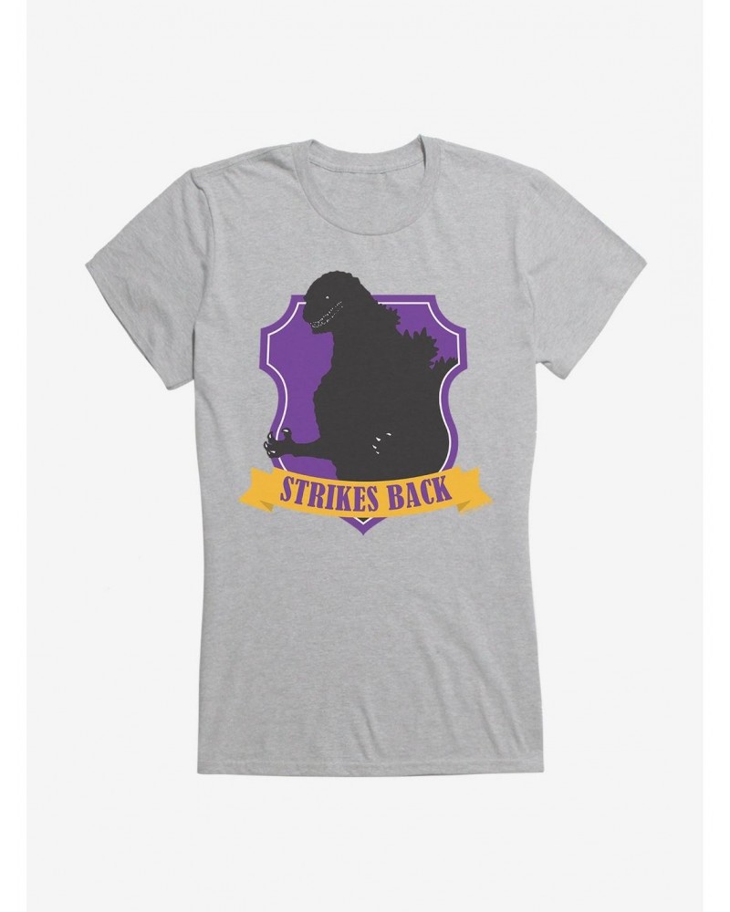 Godzilla Purple Badge Girls T-Shirt $7.97 T-Shirts