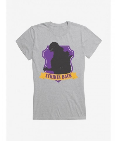 Godzilla Purple Badge Girls T-Shirt $7.97 T-Shirts