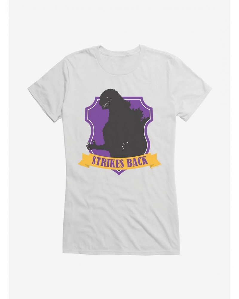 Godzilla Purple Badge Girls T-Shirt $7.97 T-Shirts