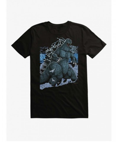 Godzilla Poster Art T-Shirt $7.46 T-Shirts