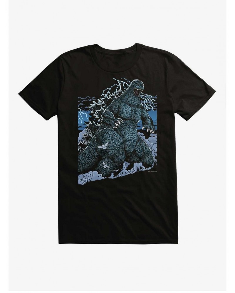 Godzilla Poster Art T-Shirt $7.46 T-Shirts