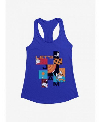 Space Jam: A New Legacy Let's Jam Logo Girls Tank $9.76 Tanks