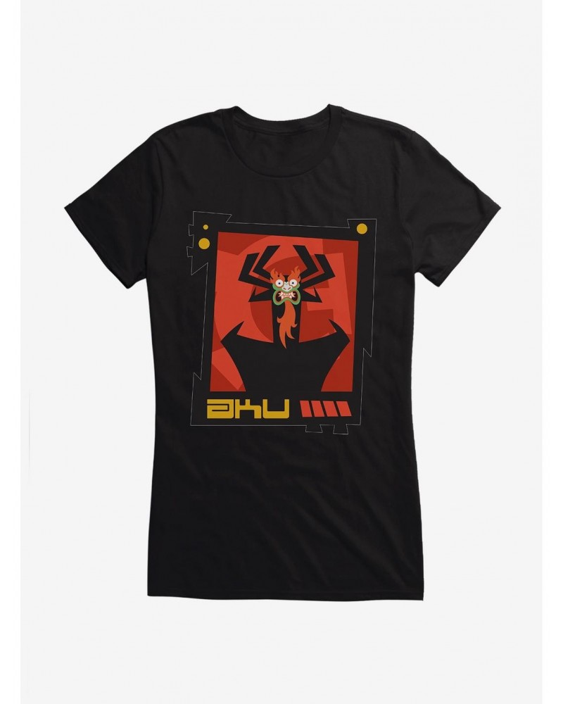 Samurai Jack Aku Time Portal Girls T-Shirt $6.37 T-Shirts