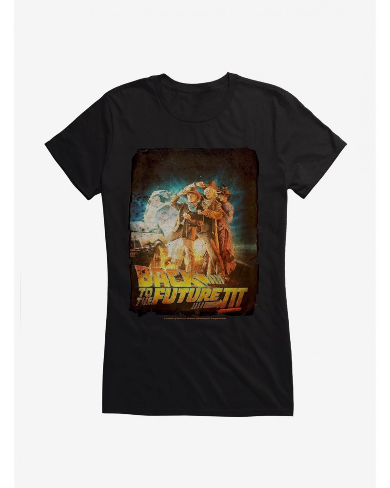 Back To The Future Part III Classic Poster Girls T-Shirt $7.37 T-Shirts