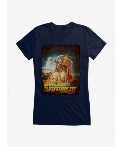 Back To The Future Part III Classic Poster Girls T-Shirt $7.37 T-Shirts