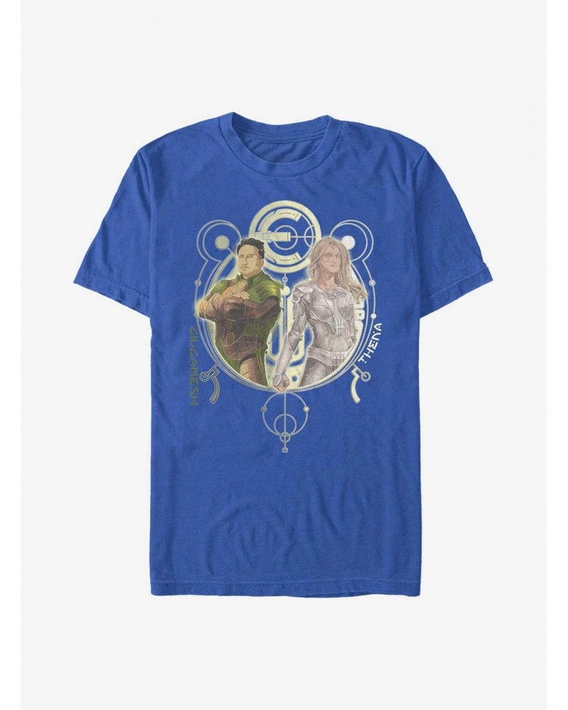 Marvel Eternals Gilgamesh And Thena Duo T-Shirt $5.59 T-Shirts