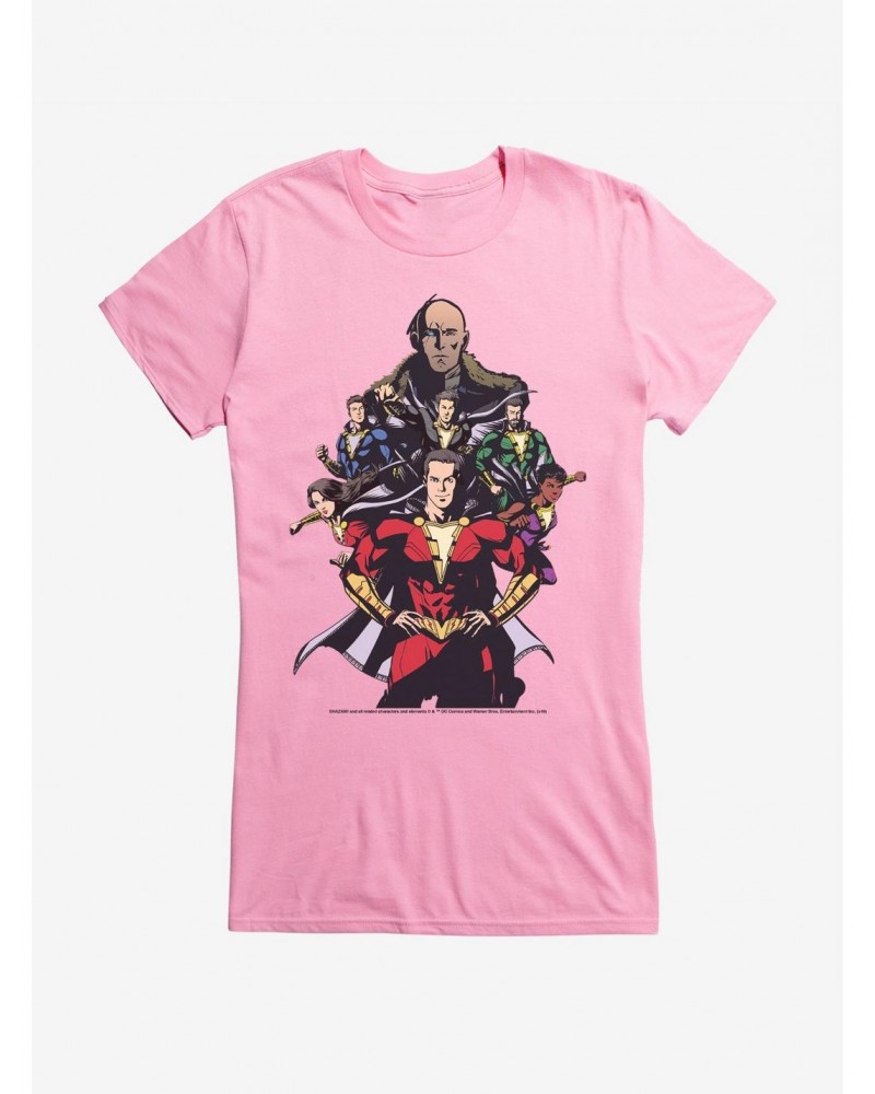 DC Comics Shazam! Group Girls T-Shirt $6.57 T-Shirts