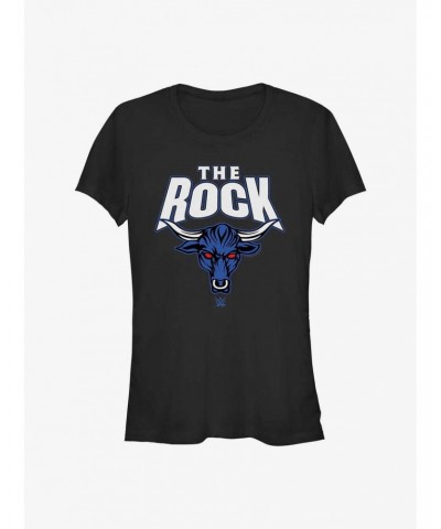 WWE The Rock Logo Girls T-Shirt $5.98 T-Shirts