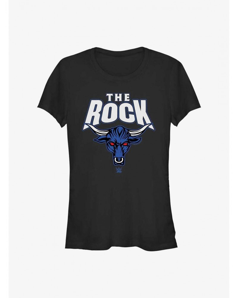 WWE The Rock Logo Girls T-Shirt $5.98 T-Shirts