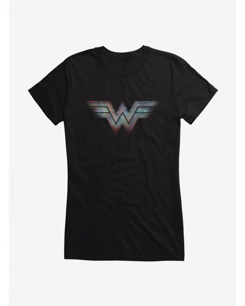 DC Comics Wonder Woman 1984 Multicolored Logo Girls T-Shirt $7.77 T-Shirts