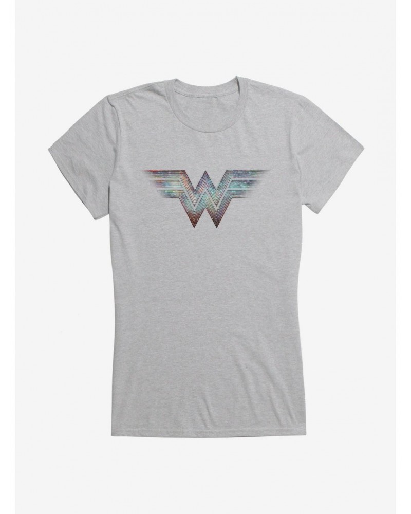 DC Comics Wonder Woman 1984 Multicolored Logo Girls T-Shirt $7.77 T-Shirts