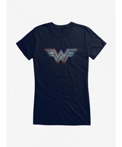 DC Comics Wonder Woman 1984 Multicolored Logo Girls T-Shirt $7.77 T-Shirts