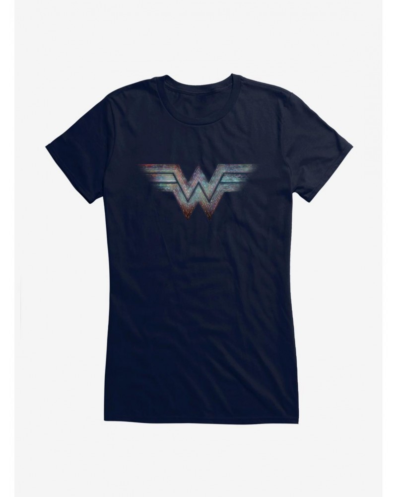 DC Comics Wonder Woman 1984 Multicolored Logo Girls T-Shirt $7.77 T-Shirts