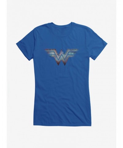 DC Comics Wonder Woman 1984 Multicolored Logo Girls T-Shirt $7.77 T-Shirts