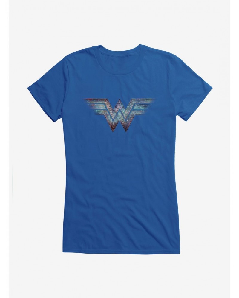 DC Comics Wonder Woman 1984 Multicolored Logo Girls T-Shirt $7.77 T-Shirts