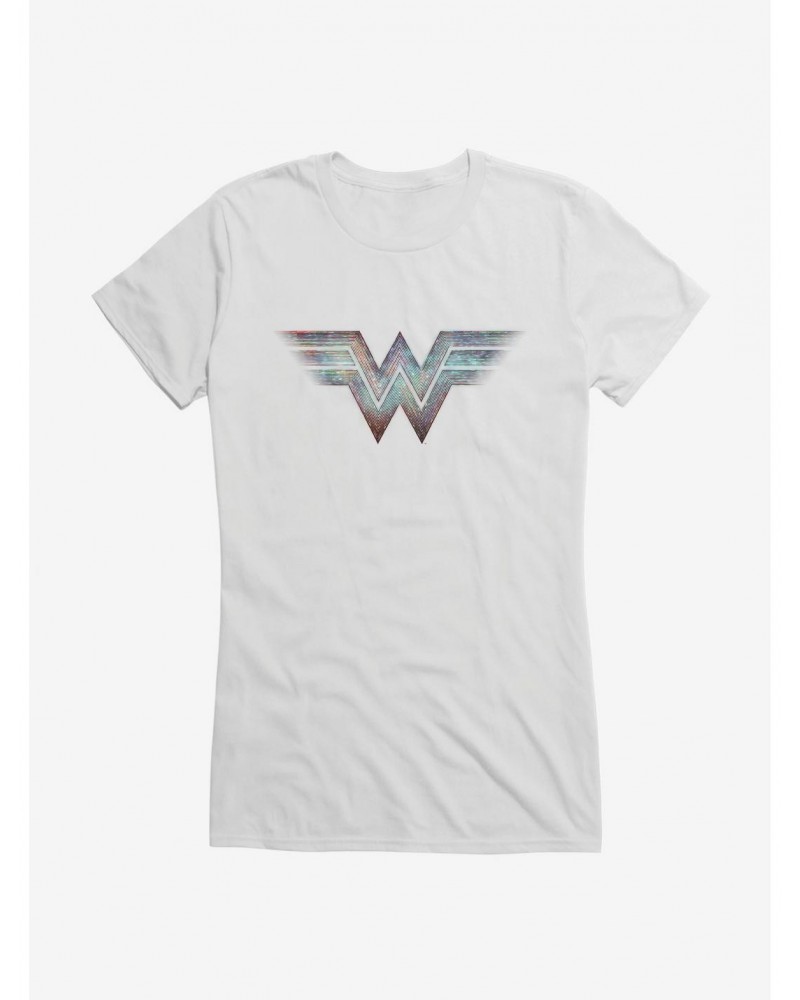 DC Comics Wonder Woman 1984 Multicolored Logo Girls T-Shirt $7.77 T-Shirts