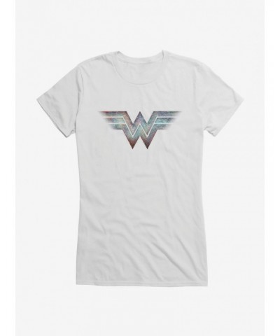 DC Comics Wonder Woman 1984 Multicolored Logo Girls T-Shirt $7.77 T-Shirts