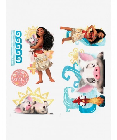 Disney Moana And Friends Peel And Stick Wall Decals $7.94 Decals