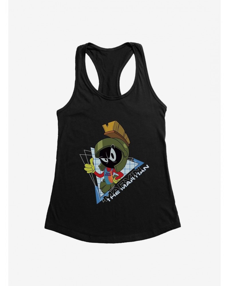 Space Jam: A New Legacy Marvin The Martian Triangle Grid Girls Tank $7.57 Tanks
