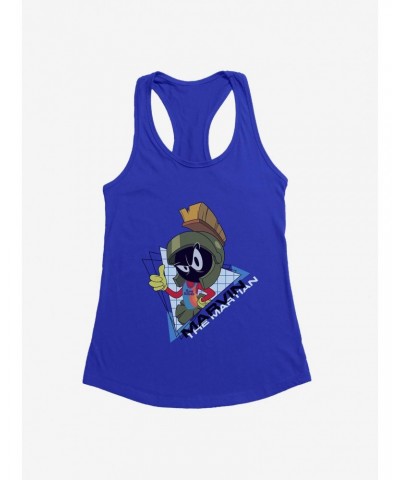 Space Jam: A New Legacy Marvin The Martian Triangle Grid Girls Tank $7.57 Tanks