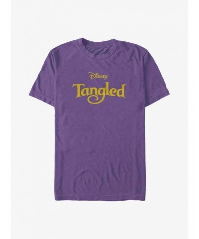 Disney Tangled Gold Logo T-Shirt $4.97 T-Shirts