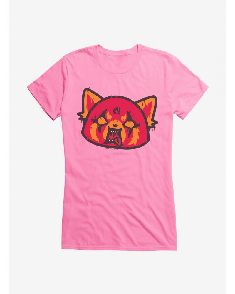 Aggretsuko Metal Rock Out To The Max Girls T-Shirt $9.96 T-Shirts