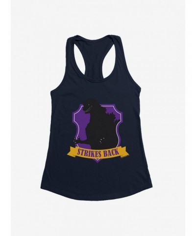 Godzilla Purple Badge Girls Tank $9.76 Tanks