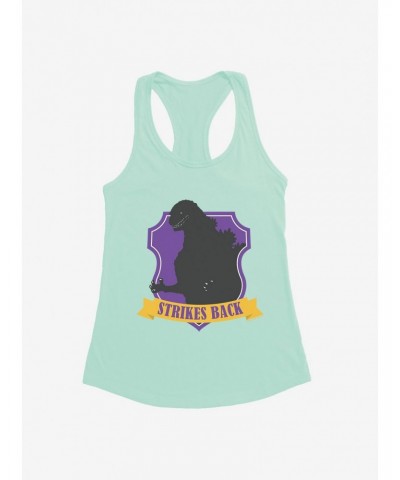 Godzilla Purple Badge Girls Tank $9.76 Tanks