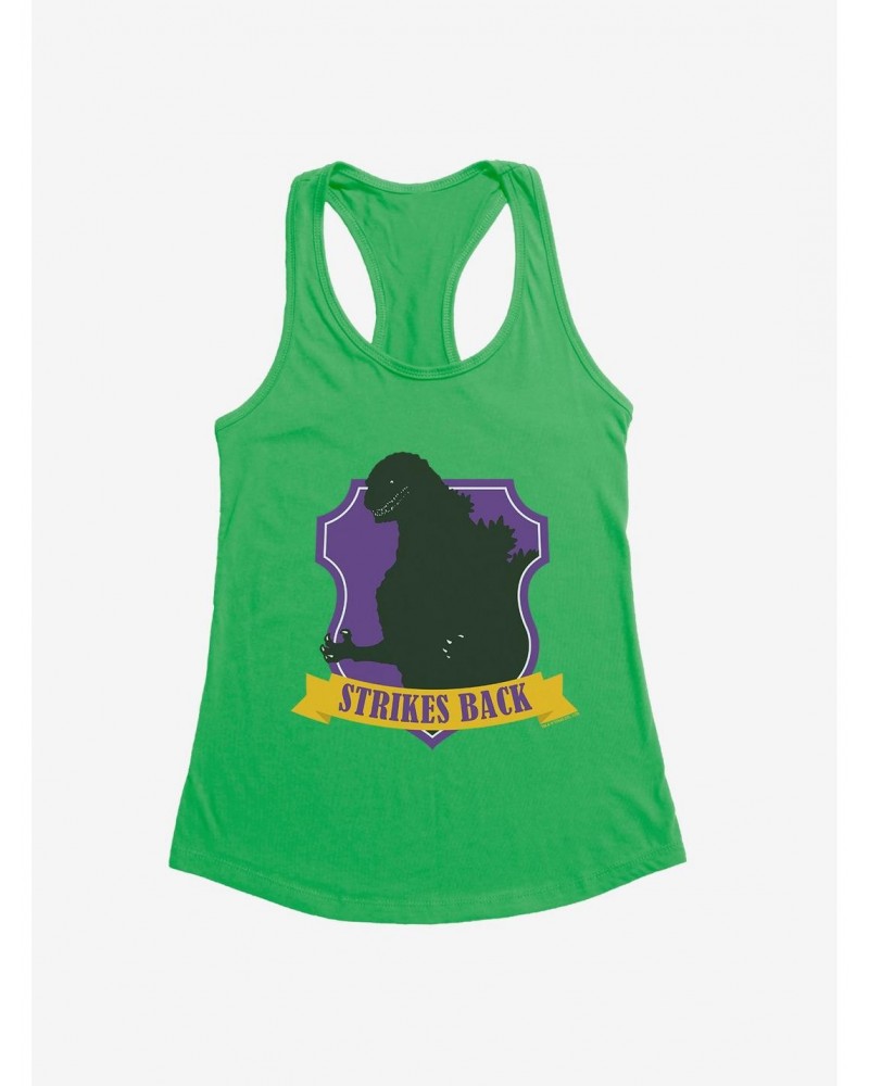 Godzilla Purple Badge Girls Tank $9.76 Tanks