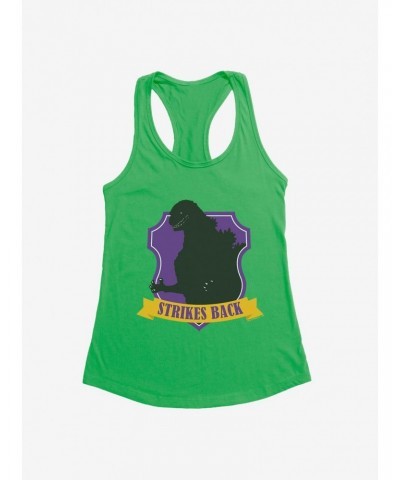 Godzilla Purple Badge Girls Tank $9.76 Tanks