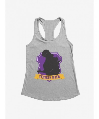 Godzilla Purple Badge Girls Tank $9.76 Tanks