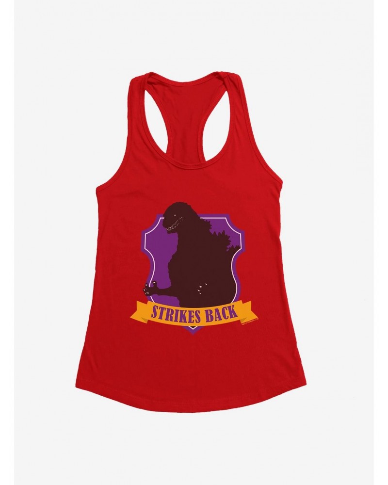 Godzilla Purple Badge Girls Tank $9.76 Tanks