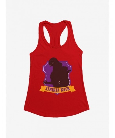 Godzilla Purple Badge Girls Tank $9.76 Tanks