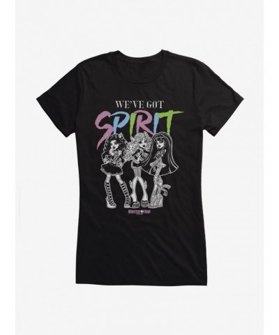 Monster High We've Got Spirit Girls T-Shirt $6.77 T-Shirts