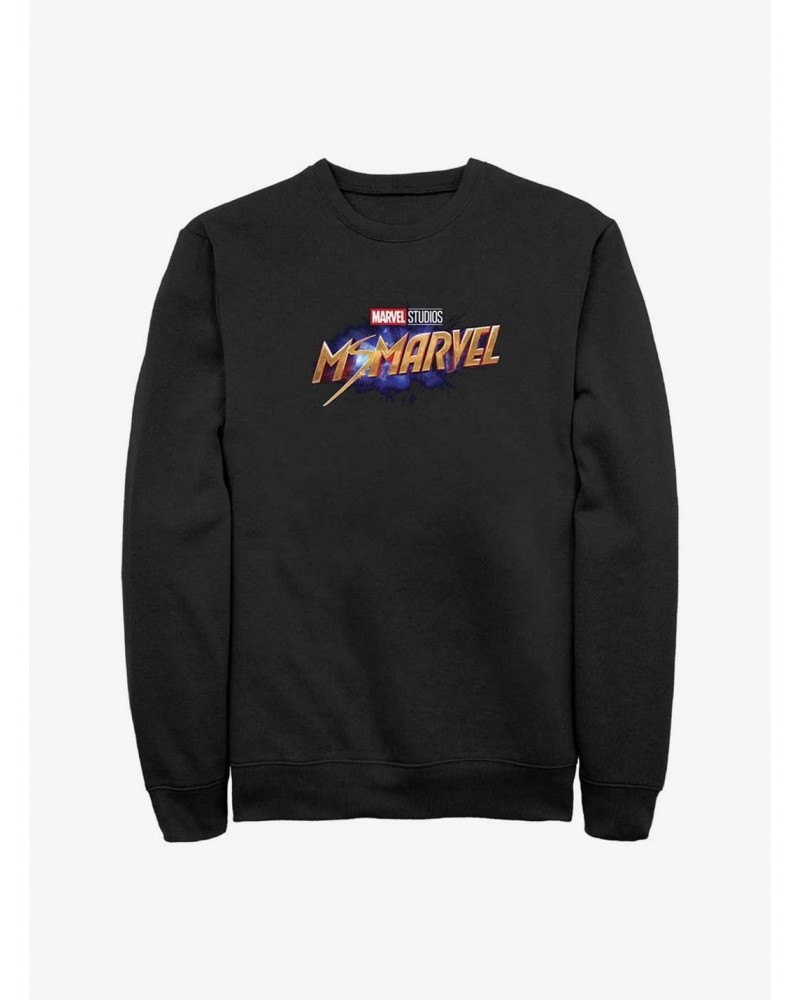 Marvel Ms. Marvel Logo Sweatshirt $11.51 Sweatshirts