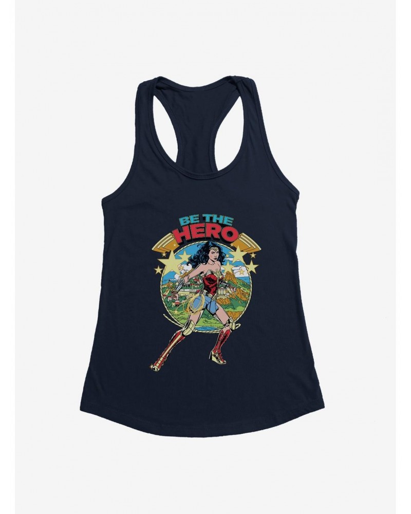 DC Comics Wonder Woman Be The Hero Stars Girl's Tank $8.37 Tanks