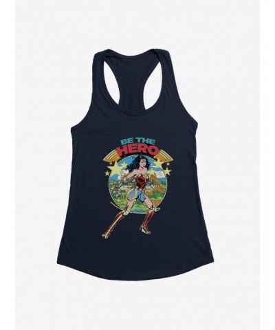 DC Comics Wonder Woman Be The Hero Stars Girl's Tank $8.37 Tanks