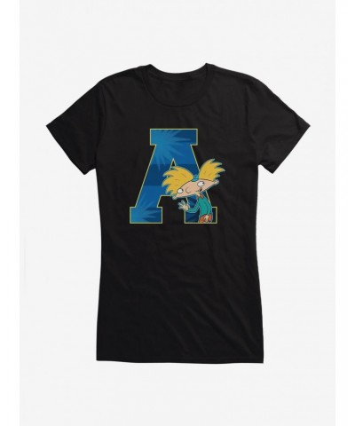 Hey Arnold! A For Arnold Girls T-Shirt $8.57 T-Shirts